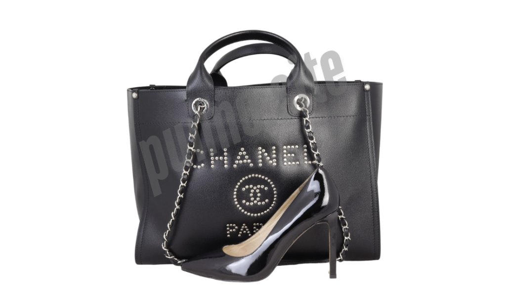 CHANEL Studded Deauville Tote